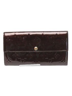 Louis Vuitton Vernis Long Wallet With Two-fold Zipper Portefeuille Sarah